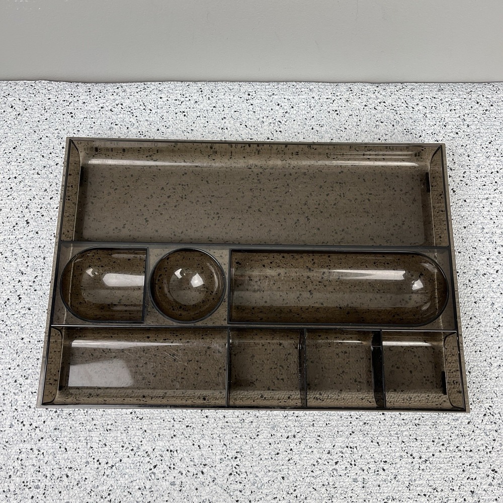 Vintage 70s Eldon Office Products Desk Drawer Organizer Catchall Tray 9 x 13.5